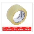 Office Jansan | Universal UNV93000 3 in. Core 1.88 in. x 54.6 yds. Heavy-Duty Box Sealing Tape - Clear (6/Pack) image number 3