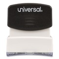  | Universal UNV10052 Pre-Inked 1 Color ENTERED Message Stamp - Blue image number 1