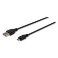 Office Electronics & Batteries | Innovera IVR30013 10 ft. USB to Micro USB Cable - Black image number 0