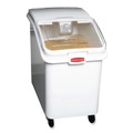 Office Jansan | Rubbermaid Commercial FG360388WHT 18 in. x 29.75 in. x 28 in. 30.86 gal. ProSave Mobile Plastic Ingredient Bin - White image number 2