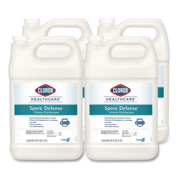 Clorox Healthcare Spore Defense 1-Gallon Refill Bottle Closed System Cleaner Disinfectant (4/Carton)