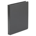  | Universal UNV31401PK Economy 11 in. x 8.5 in. 1 in. Capacity 3-Ring Non-View Binder - Black (4/Pack) image number 0