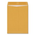 Envelopes & Mailers | Quality Park QUA41965 12 x 15.5 Gummed Closure Square Flap Catalog Envelope - Brown Kraft (250/Box) image number 1