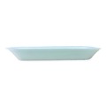 Food Trays, Containers, and Lids | GEN 15WH 8.38 in. x 3.94 in. x 1.1 in. #1.5 Meat Trays - White (1000/Carton) image number 3