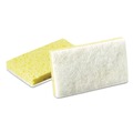 Sponges & Scrubbers | Scotch-Brite PROFESSIONAL 63 0.7 in. Thick 3.6 in. x 6.1 in. #63 Light-Duty Scrubbing Sponge - Yellow/White (20/Carton) image number 0