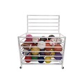 Office Filing Cabinets & Shelves | Champion Sports EBLXX 23 in. x 45 in. x 32 in. 264 lb Capacity Economy Locking Ball Carrier - White image number 0