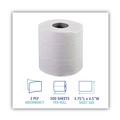 Cleaning & Janitorial Supplies | Boardwalk B6150 2-Ply Septic Safe 156.25 ft. Roll Length Toilet Tissue - White (96/Carton) image number 5