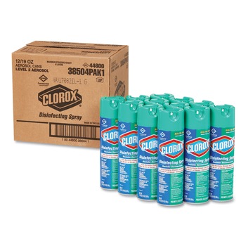 PRODUCTS | Clorox 38504 Disinfecting Spray, Fresh, 19 oz. Aerosol (12/Carton)