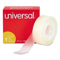  | Universal UNV83410 1 in. Core 0.75 in. x 83.33 ft. Invisible Tape - Clear (6 Rolls/Pack) image number 2