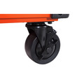 Tool Carts | Sunex 8035XTOR 3 Drawer Slide Top Utility Cart with Power Strip (Orange) image number 7