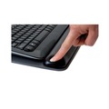 Mouse Pads & Wrist Support | 3M WR420LE 19.6 in. x 10.6 in. Antimicrobial Gel Keyboard Wrist Rest Platform - Black/Gray/Silver image number 2