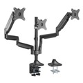  | Alera ALEAEMA3H AdaptivErgo 15.4 lbs. Capacity 360-Degree Rotation plus/-90-Degree Tilt 90-Degree Pan Triple Arm with USB for 32 in. Monitors - Black image number 0