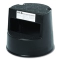 Labor Day Sale! Save $30 off $199! | Rubbermaid Commercial FG252300BLA 13-1/2 in. 350 lbs. Capacity Rolling Step Stool with Retractable Casters - Black image number 2