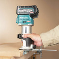 Makita GTR01D1 40V max XGT Brushless Lithium-Ion Cordless Compact Router Kit (2.5 Ah) image number 9