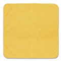 Office Jansan | Rubbermaid Commercial 1820580 12 in. x 12 in. Microfiber Cleaning Cloths - Yellow (24/Pack) image number 0