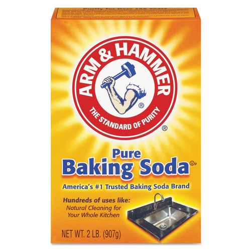 Arm & Hammer 33200-01140 2 lbs. Box Baking Soda (12/Carton) image number 0