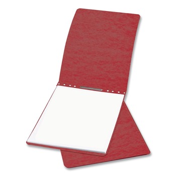 ACCO 8.5 in. x 11 in. 3 in. Capacity Two-Piece Prong Fastener Report Cover with Tyvek Reinforced Hinge - Red