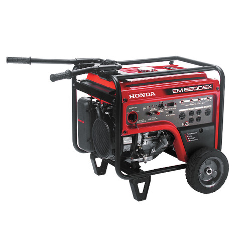 Honda Em6500s 6 500 Watt Portable Generator With Iavr Technology Carb Cpo Outlets