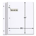 Notebooks & Pads | Five Star 820053 11 in. x 8.5 in. Sheets Medium/College Rule 1-Subject Recycled Notebook - Randomly Assorted Cover Color image number 7