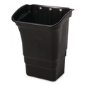 Trash Bags | Rubbermaid Commercial FG335388BLA 8 Gallon Rectangular Optional Utility Cart Refuse/Utility Bin - Black image number 0