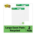 Office Jansan | Post-it Easel Pads Super Sticky 559RP 25 in. x 30 in. Vertical-Orientation Unruled Self-Stick Easel Pads - Green Headband/White Sheet (30-Sheets, 2/Carton) image number 1
