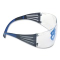Eye Protection | 3M SF401SGAF-BLU SecureFit 400 Series Plastic Frame Polycarbonate Lens Protective Eyewear - Black/Blue Frame/Clear Lens image number 3