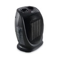 Portable Heaters | Alera ALEHECH09 1500 W 7.12 in. x 5.87 in. x 8.75 in. Ceramic Heater - Black image number 1