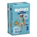 Cleaning & Janitorial Supplies | Huggies 18339 16 lbs. to 26 lbs. Little Swimmers - Size 3 (8/Carton) image number 2