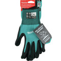 Work Gloves | Makita T-04123 Cut Level 1 FitKnit Nitrile Coated Dipped Gloves - Large/Extra-Large image number 2