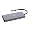 Office Electronics & Batteries | Verbatim 32154 USB-C Pro Multiport Hub14 Port - Gray image number 0