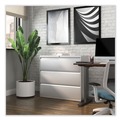 Office & Office Supplies | Alera 25506 42 in. x 18.63 in. x 40.25 in. 3 Legal/Letter/A4/A5 Size Lateral File Drawers - Light Gray image number 8