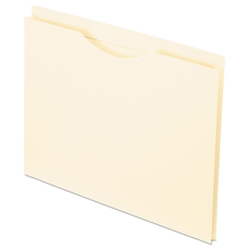  | Pendaflex 22100EE 1 in. Expansion 2-Ply Letter Size Reinforced File Jackets - Manila (50/Box) image number 0