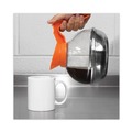  | Coffee Pro CPU13 12-Cup Unbreakable Stainless Steel/Polycarbonate Decaffeinated Coffee Decanter - Orange image number 1