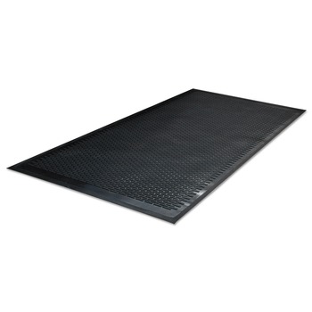 Guardian Clean Step 36 in. x 60 in. Outdoor Rubber Polypropylene Scraper Mat - Black