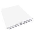 Mothers Day Sale! Save an Extra 10% off your order | Avery 11376 11 in. x 8.5 in. 27-Tab Preprinted Legal Exhibit Bottom A to Z Tab Index Dividers - White (1-Set) image number 0