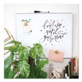 White Boards | U Brands 356U00-01 20 in. x 16 in. Magnetic Dry Erase Board - White Surface, Silver Aluminum Frame image number 4