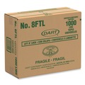 Last Chance for these Amazing Deals | Dart 8FTL Lift 'n' Lock 8 oz. Foam Cup and Container Lids - White (1000/Carton) image number 0