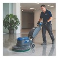 Cleaning & Janitorial Accessories | Boardwalk BWK4018GRE 18 in. Diameter Heavy-Duty Scrubbing Floor Pads - Green (5/Carton) image number 3
