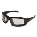 Safety Glasses | Ansell 25672 V50 Calico Safety Eyewear with Head Strap, KleenVision Anti-Fog Coating, Black Nylon Frame, Clear Polycarbonate Lens image number 0