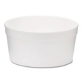 Food Trays, Containers, and Lids | WinCup 221996 8 oz Tall Style Foam Containers - White (500/Carton) image number 1