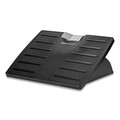 Office Furniture Accessories | Fellowes Mfg Co. 8035001 17.5 in. W x 13.13 in. D x 4.13 in. to 5.63 in. H Adjustable Locking Footrest with Microban - Black/Silver image number 0