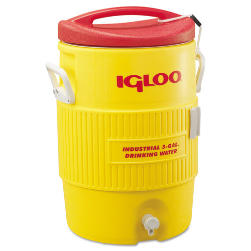 Coolers & Tumblers | Igloo 451 400 Series Industrial 5 Gallon Cooler - Red/ Yellow image number 0