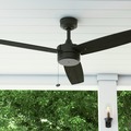 Ceiling Fans | Prominence Home 51466-45 52 in. Journal Contemporary Indoor Outdoor Ceiling Fan - Matte Black image number 2