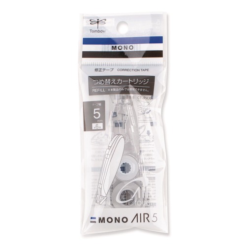Pens | Tombow 68697 MONO Air 0.19 in. x 236 in. Refill Pen-Type Correction Tape - Clear Applicator image number 0
