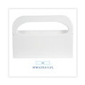 Paper & Dispensers | Boardwalk BWKKD100 16 in. x 3 in. x 11.5 in. Toilet Seat Cover Dispenser - White (2/Box) image number 3