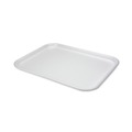 Food Trays, Containers, and Lids | Pactiv Corp. 0TF112160000 16.25 in. x 12.63 in. x 0.63 in. #1216 Supermarket Tray - White (100/Carton) image number 1