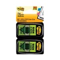 Mothers Day Sale! Save an Extra 10% off your order | Post-it Flags 680-SD2 1 in. "Sign and Date" Arrow Message Page Flags - Green (50-Flags/Dispenser, 2-Dispensers/Pack) image number 0