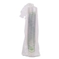  | Eco-Products EP-CC16-GSPK 16 oz. GreenStripe Renewable and Compostable Cold Cups - Clear (50/Pack) image number 3