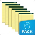 Office Jansan | TOPS 63376 Docket 8.5 in. x 11.75 in. Ruled Pads - Narrow, Canary-Yellow (100 Sheets/Pad, 6 Pads/Pack) image number 6