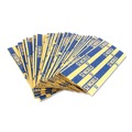 Bulk Savings Pricing 2 | CONTROLTEK 560043 2 Dollar Nickels Flat Tubular Coin Wrap - Blue (1000/Box) image number 0